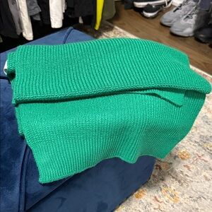 Green Knit Scarf